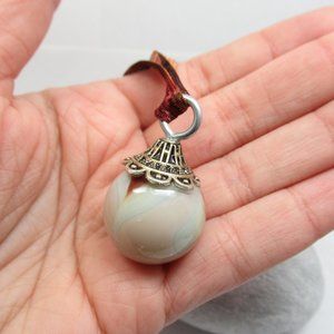 Vintage Uranium Marble Pendant